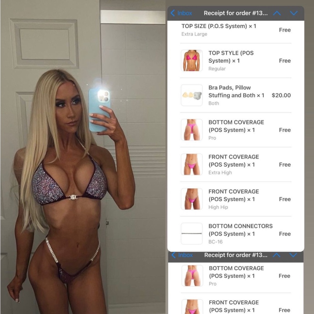 Toxic Angelz Bikini competition suit.